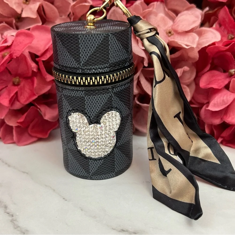 Mickey Mouse Coin Purse with Ribbon Tassel Keychain - Picture 9 of 16